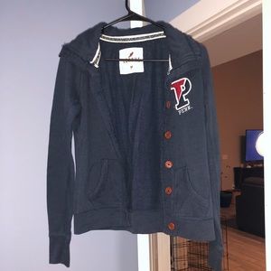 UPenn button up sweater